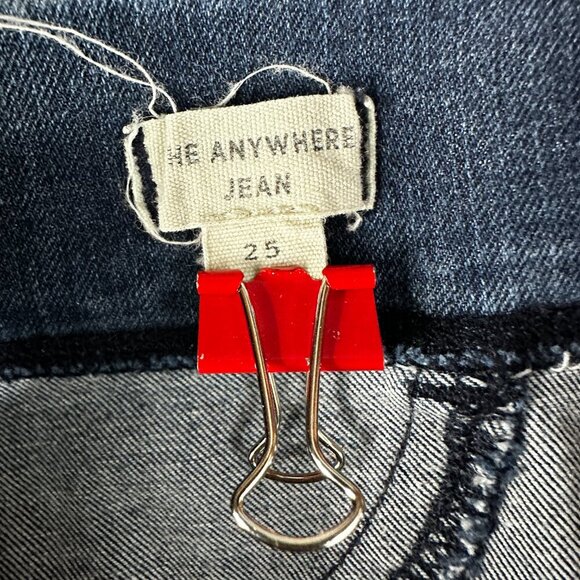 Madewell Jeans Womens 25 The Anywhere Jean Medium Wash Cotton Stretch Pull On - Picture 5 of 8